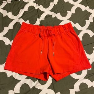 Lululemon Shorts. Size 4. Cherry red!